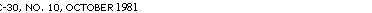 Text Box: IEEE TRANSACTIONS ON COMPUTERS, VOL. C-30, NO. 10, OCTOBER 1981